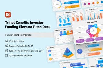 Trinet Zenefits Investor Funding Elevator Pitch Deck PowerPoint Template